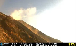 Stromboli, si spegne il trabocco lavico ma il vulcano resta attivo