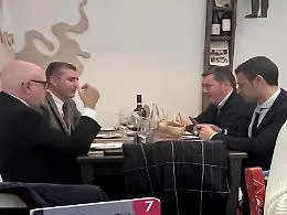La &laquo;mangiatona&raquo; del controllore Armao che parla d&rsquo;affari con i suoi controllati