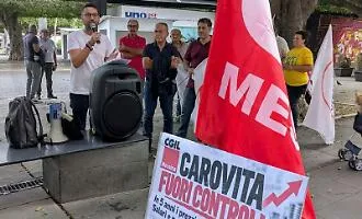 &laquo;Prezzi alle stelle, salari e pensioni non bastano pi&ugrave;&raquo;