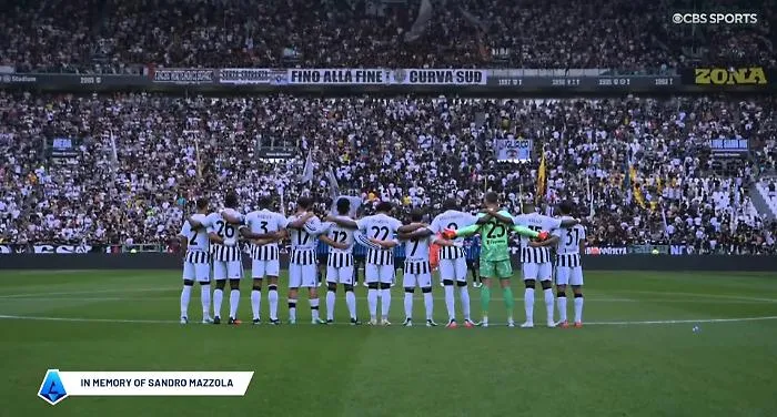 Vergogna allo Stadium, la curva Juve si volta di spalle durante l'omaggio a Mazzola (usando Scirea come scudo) 