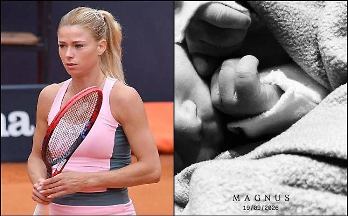 Camila Giorgi diventa mamma: &egrave; nato Magnus Vangelis